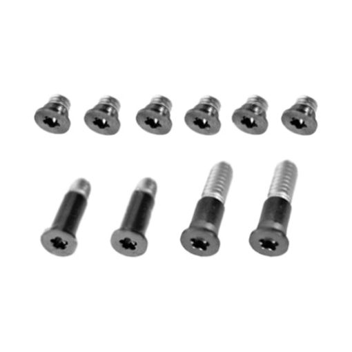 MacBook Air 13" A1932 Bottom Cover Screws Set 10 in 1 (Black) - 1