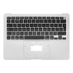 Silver C-side Cover + UK Keyboard for MacBook Air 13" 2020 M1 A2337 - 2