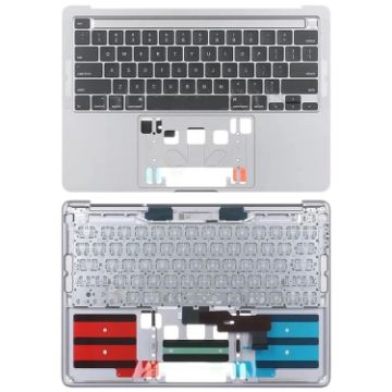 MacBook Pro A2289 2020 C-Side Cover + US Keyboard (Silver) - 1