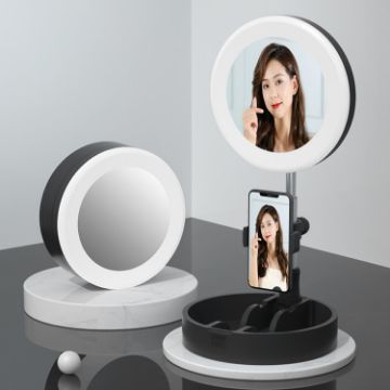G6 Multi-function Ring Light Mobile Holder for Live Broadcast (Black) - 1