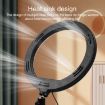 Adjustable 10" LED Fill Light with Tripod & Phone Clamp - 4