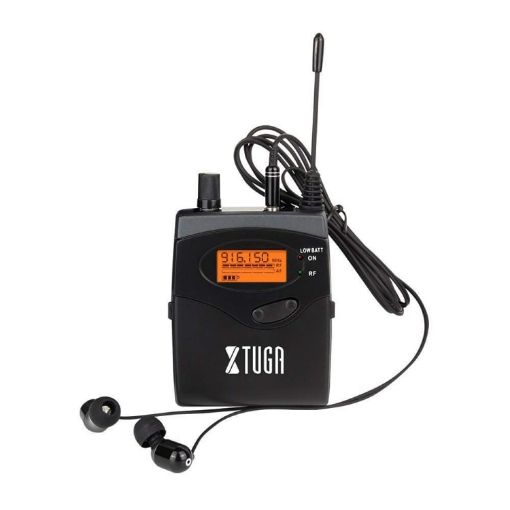 XTUGA RW2080 UHF Wireless In-Ear Monitor System (Black) - 1