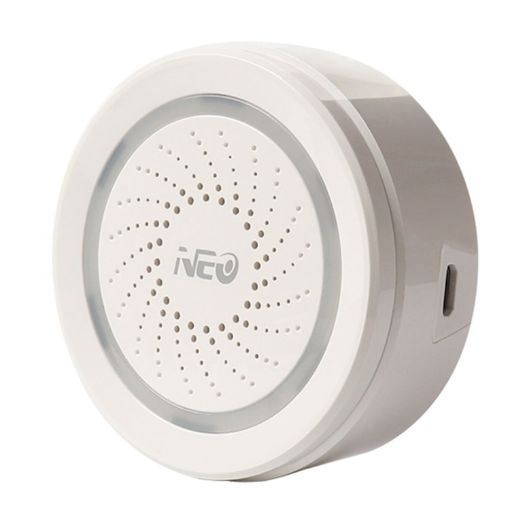 NEO NAS-AB02W WiFi USB Siren Alarm Sensor for Home Security - 1