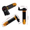 12V Gold Aluminum Alloy Heated Motorcycle Scooter Hand Grips - 3