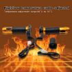 12V Gold Aluminum Alloy Heated Motorcycle Scooter Hand Grips - 4