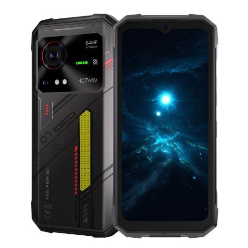 HOTWAV Hyper 7 Rugged Phone, 8GB+256GB, 10800mAh, 5G (Black) - 1