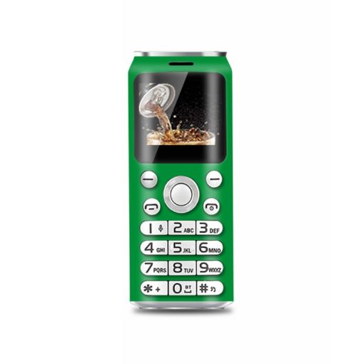 Satrend K8 Mini Phone, 1.0", Bluetooth Dialer, MP3, Dual SIM, 2G, Green - 1