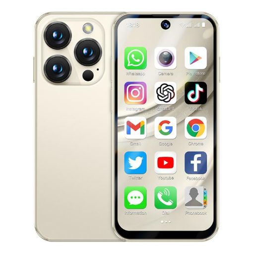 SOYES XS19 Pro, 3GB+32GB, 3.8" Android 12, 4G, Dual SIM, Beige - 1