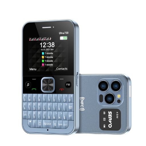 SERVO U700 Quad SIM, Bluetooth, FM, NFC, Flashlight, Blue - 1