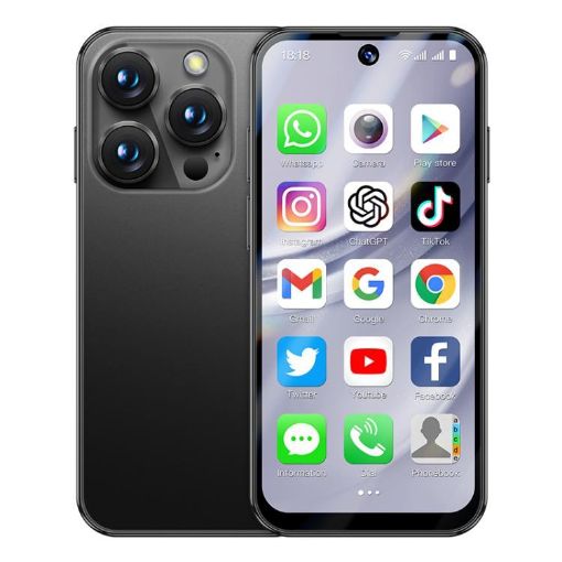 SOYES XS19 Pro, 6GB+128GB, 3.8" Android 12, 4G Dual SIM, Black - 1