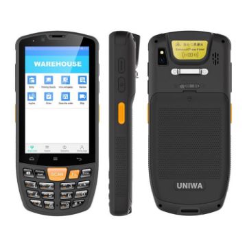 UNIWA HS006 Industrial PDA, 3GB+32GB Android 11, 4G NFC QR Scanner - 1