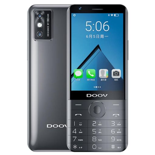 DOOV R17 Pro Keypad Phone, 4GB+64GB, 3.5" Android 12, 4G, Black - 1