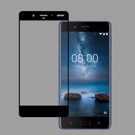 Nokia 8 3D Full Screen Tempered Glass 9H Explosion-proof Film - 1