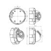 5MP Auto Focus POE Dome Camera with 4x Zoom, 2.8-12MM Lens (White) - 6