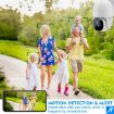 Tuya QX45 1080P HD IP65 Waterproof Wireless Camera, US Plug - 5