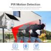 ESCAM QF250 1080P WiFi Solar Camera, Night Vision/Motion Detect - 6