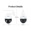 ESCAM Q5068 5MP WiFi IP Camera, Pan/Tilt/Zoom, Night Vision, UK Plug - 5