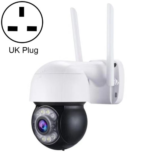 QX47 Wireless IP Camera 1080P HD, Motion Detection, Night Vision UK Plug - 1
