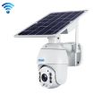 ESCAM QF280 HD 1080P Solar WiFi Camera, Night Vision, Audio, White - 1