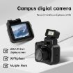 Y4000 Mini 1080P HD Camera Retro Travel Vlog Student Camcorder Black - 2