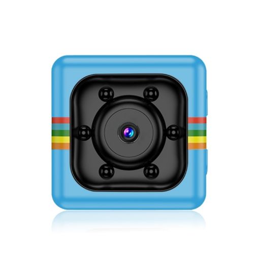SQ11 Mini DV HD 480P Sport Camera with Night Vision & TF Card (Blue) - 1