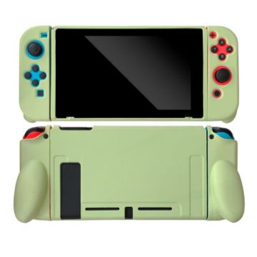 Green Shockproof TPU Case for Nintendo Switch - Pure Color - 1