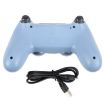 Titanium Blue Wireless Bluetooth Snowflake Button Game Controller PS4 - 2