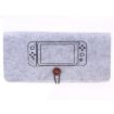 Light Grey Portable Felt Handbag for Nintendo Switch Storage - 2
