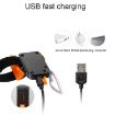 USB Charging Red/Blue Riding Light Rear Lamp, Sagittarius Style - 3