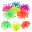 Large Blue TPR Sea Urchin Ball Coral Aquarium Decoration, 13cm Diameter - 2