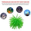 Simulation Sea Urchin Ball Coral, Small, 7cm, Yellow Aquarium Decor - 4