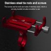 BIKERSAY MP005 Aluminum Bike Phone Holder, Titanium Color - 5