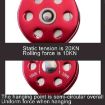 XINDA XD-8610 Orange Mountaineering Pulley for Climbing & Rappelling - 3