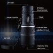 40x60 12X Pocket Night Vision HD Monocular Telescope (Black) - 2