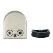 Matte Polished Stainless Steel Glass/Wood Clamp Bracket 8-12mm - 2