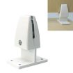 White T Shape Aluminum Alloy Desktop Screen Partition Fixing Clip - 1