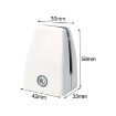 White Aluminum Alloy Desktop Screen Partition Fixing Clip - 2