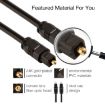 EMK 25m OD4.0mm Toslink Male-to-Male Optical Audio Cable - 4