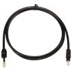 1m Optical Audio Cable: Toslink Male to 3.5mm Mini Toslink Male - 2