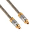 EMK YL-A 1m Toslink Gold Plated Optical Audio Cable Male to Male - 2