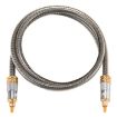 EMK YL-A 1m Toslink Gold Plated Optical Audio Cable Male to Male - 3
