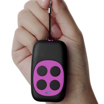Rose Red 4-Key Wireless Garage Door Remote 433MHZ Cloning Duplicator - 1