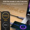 40Gbps USB-C Male to Female Elbow Adapter - 5