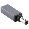 19V PD Adapter Connector 6.0x0.6mm Male (Silver Grey) - 2