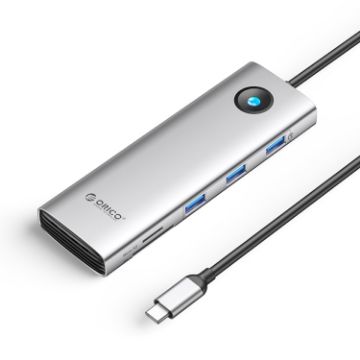 ORICO PW11-9P 8-in-1 USB-C Docking Station, 5Gbps, Silver - 1