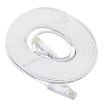5m CAT6 Ultra-thin Flat Ethernet Cable, RJ45 Patch Lead White - 2