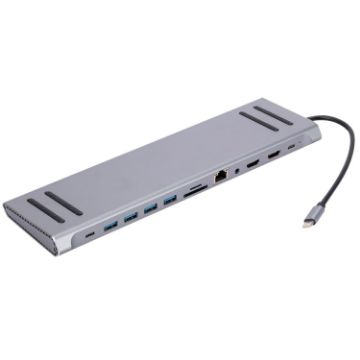 LS1094 12-in-1 Type-C Docking Station with Dual HDMI - 1