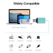 Blue Aluminum USB-C to USB 3.0 Adapter (Data/Charger) - 3