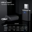 USB to Type-C/USB-C OTG Flash Drive (Black) - 3
