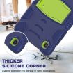 Samsung Galaxy Tab A7 T500 3-Layer Shockproof Case w/ Holder - 6